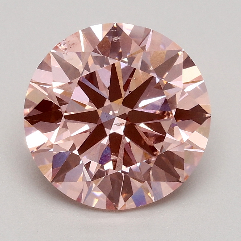 1.83 Ct. Fancy Intense Pink Round Lab Grown Diamond