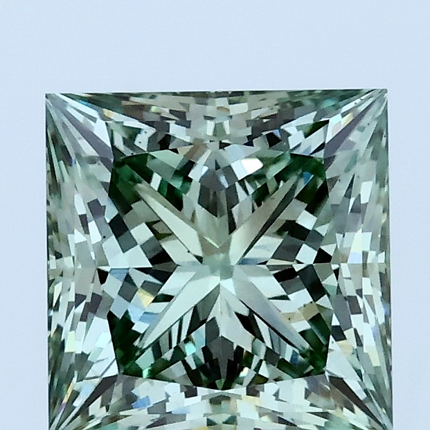2.00 Ct. Fancy Green Princess Lab Grown Diamond