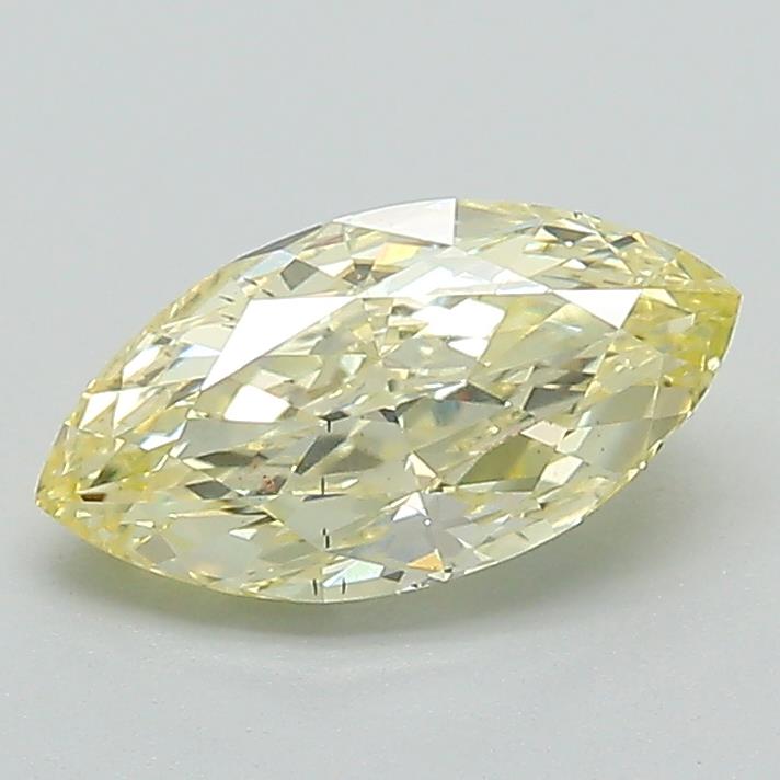 1.05 Ct. Fancy Light Yellow Marquise Lab Grown Diamond