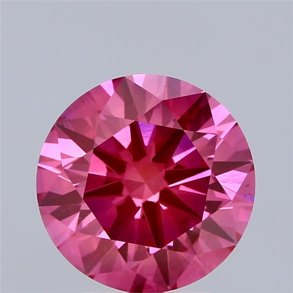 2.59 Ct. Fancy Vivid  Pink Round Lab Grown Diamond