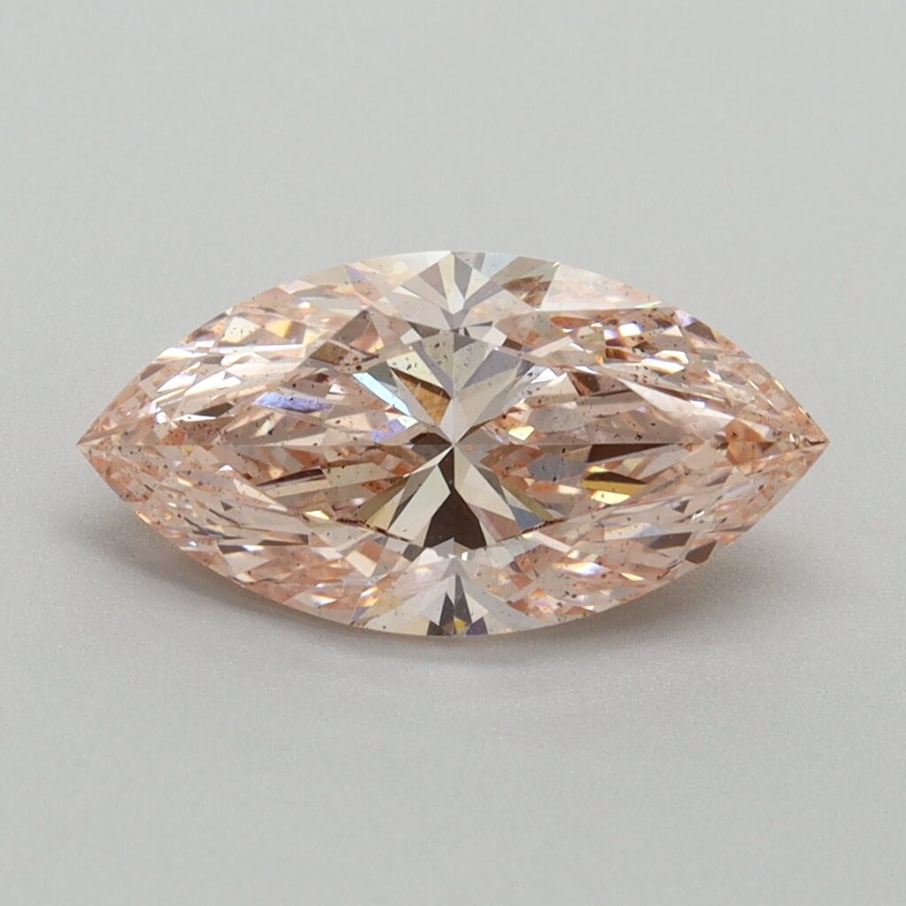 2.01 Ct. Fancy Intense Pink Marquise Lab Grown Diamond