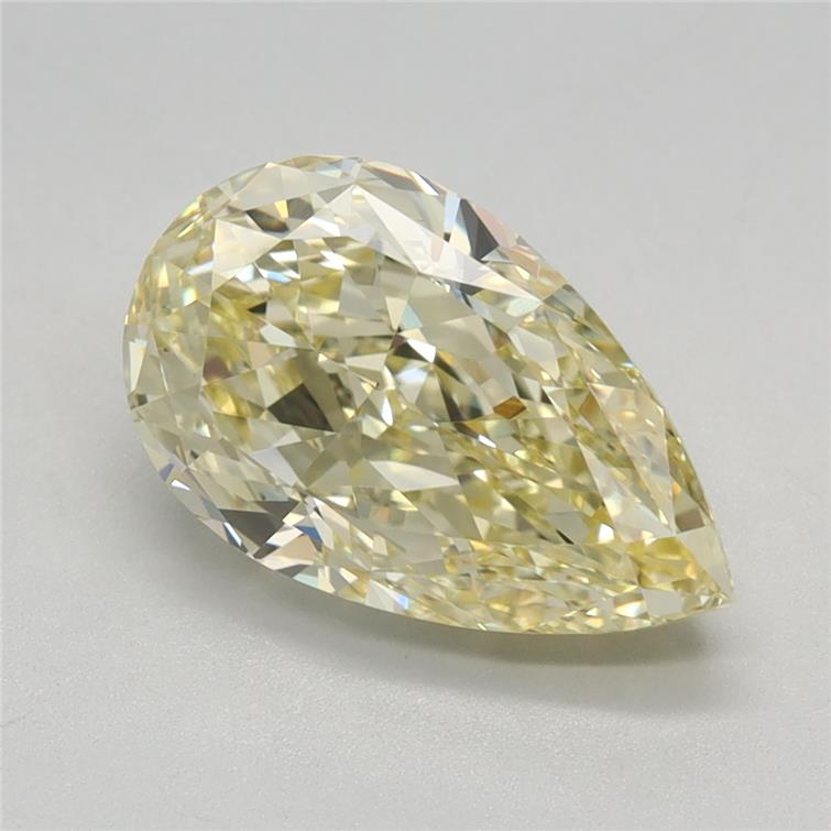 2.35 Ct. Fancy Yellow Pear Lab Grown Diamond