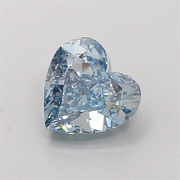 1.37 Ct. Fancy  Blue Heart Lab Grown Diamond