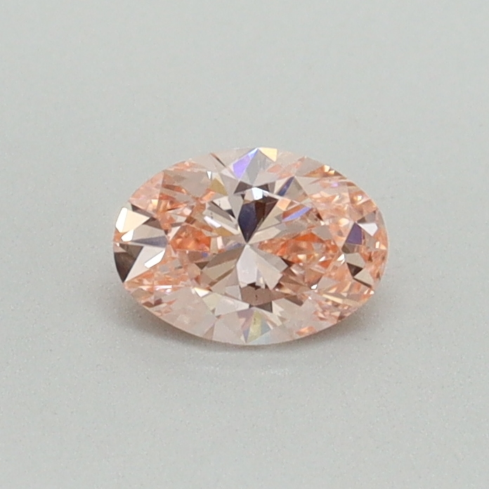 0.30 Ct. Fancy Vivid Pink Oval Lab Grown Diamond