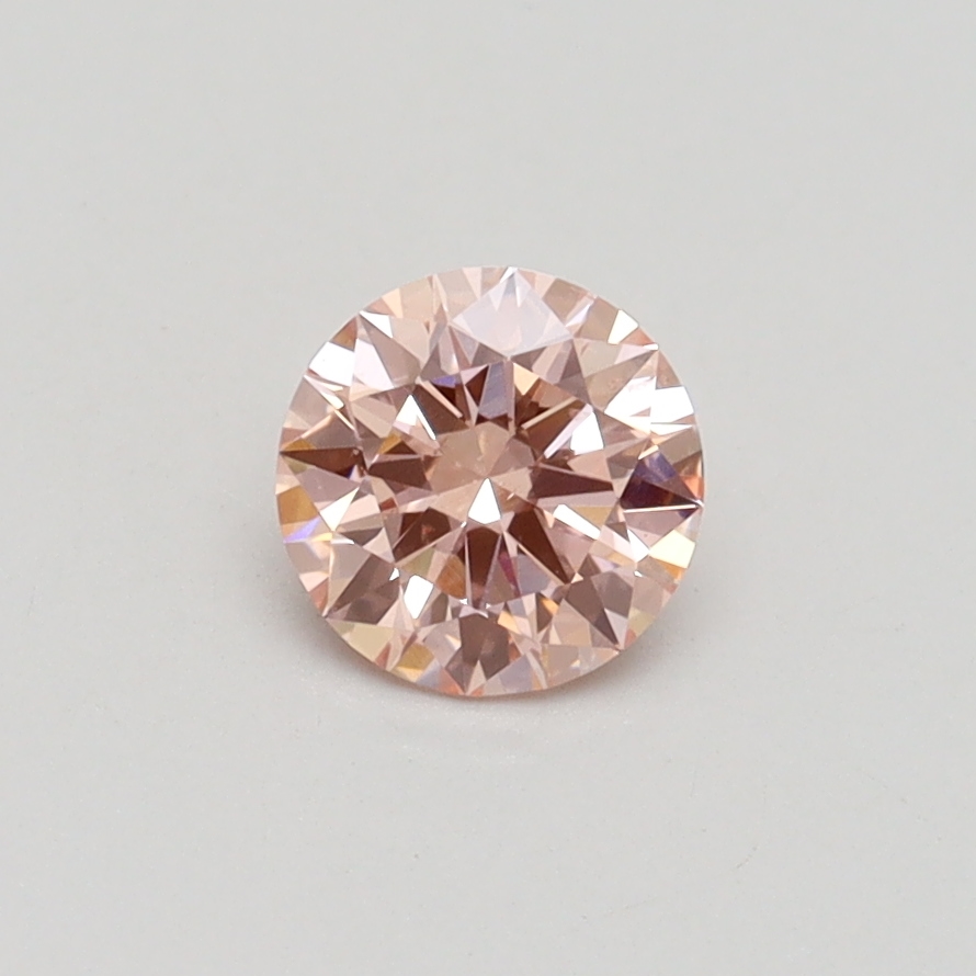 0.52 Ct. Fancy Intense Pink Round Lab Grown Diamond