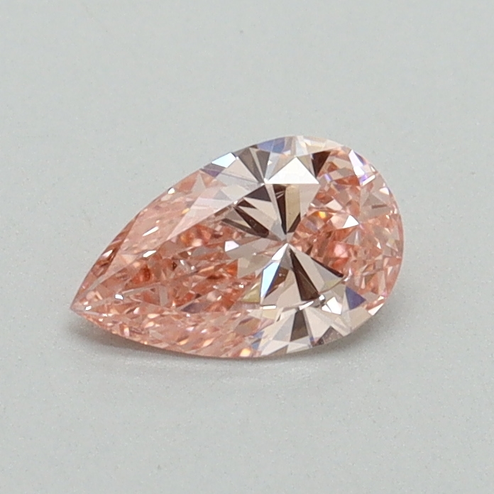 0.36 Ct. Fancy Vivid Pink Pear Lab Grown Diamond
