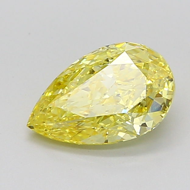 1.25 Ct. Fancy Intense Yellow Pear Lab Grown Diamond