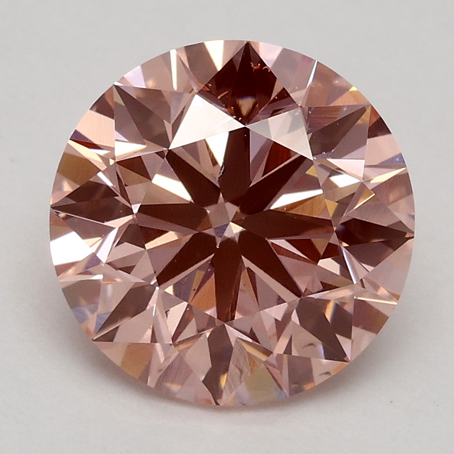 2.38 Ct. Fancy Intense Pink Round Lab Grown Diamond