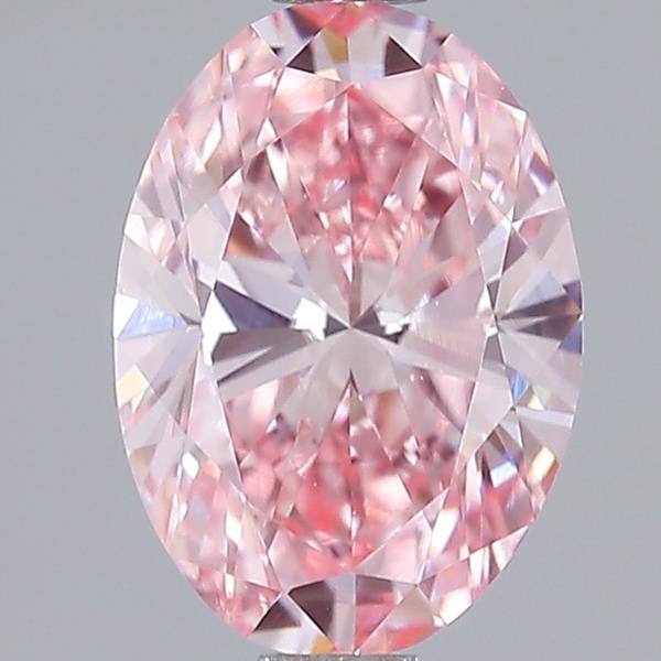 1.41 Ct. Fancy Vivid  Pink Oval Lab Grown Diamond