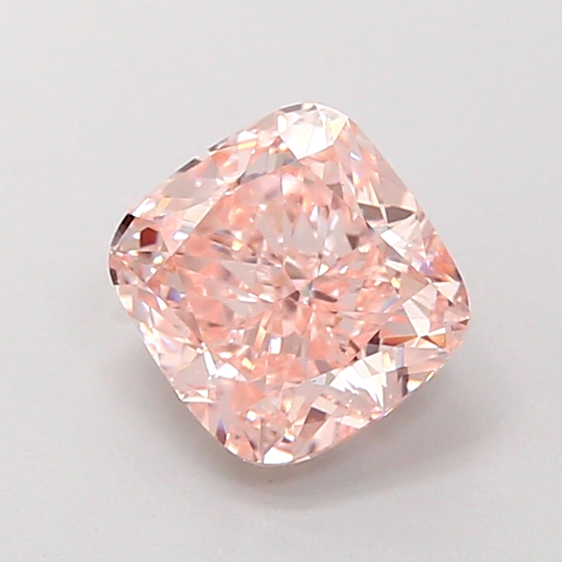 1.52 Ct. Fancy Intense  Pink Cushion Lab Grown Diamond