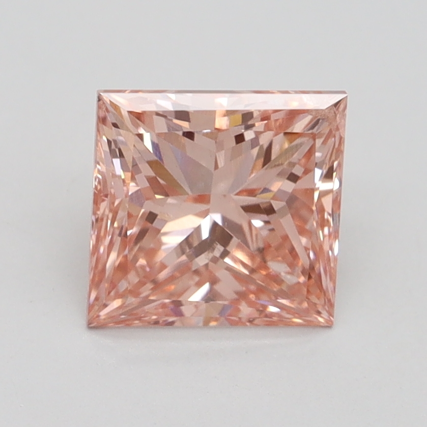 1.60 Ct. Fancy Intense Pink Princess Lab Grown Diamond