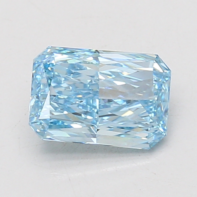 1.55 Ct. Fancy Vivid Blue Radiant Lab Grown Diamond