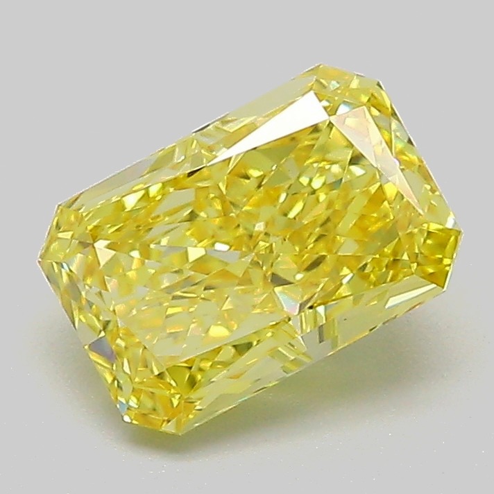 1.50 Ct. Fancy Vivid  Yellow Radiant Lab Grown Diamond