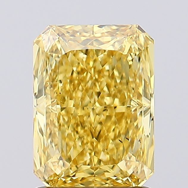 1.71 Ct. Fancy Vivid  Yellow Radiant Lab Grown Diamond