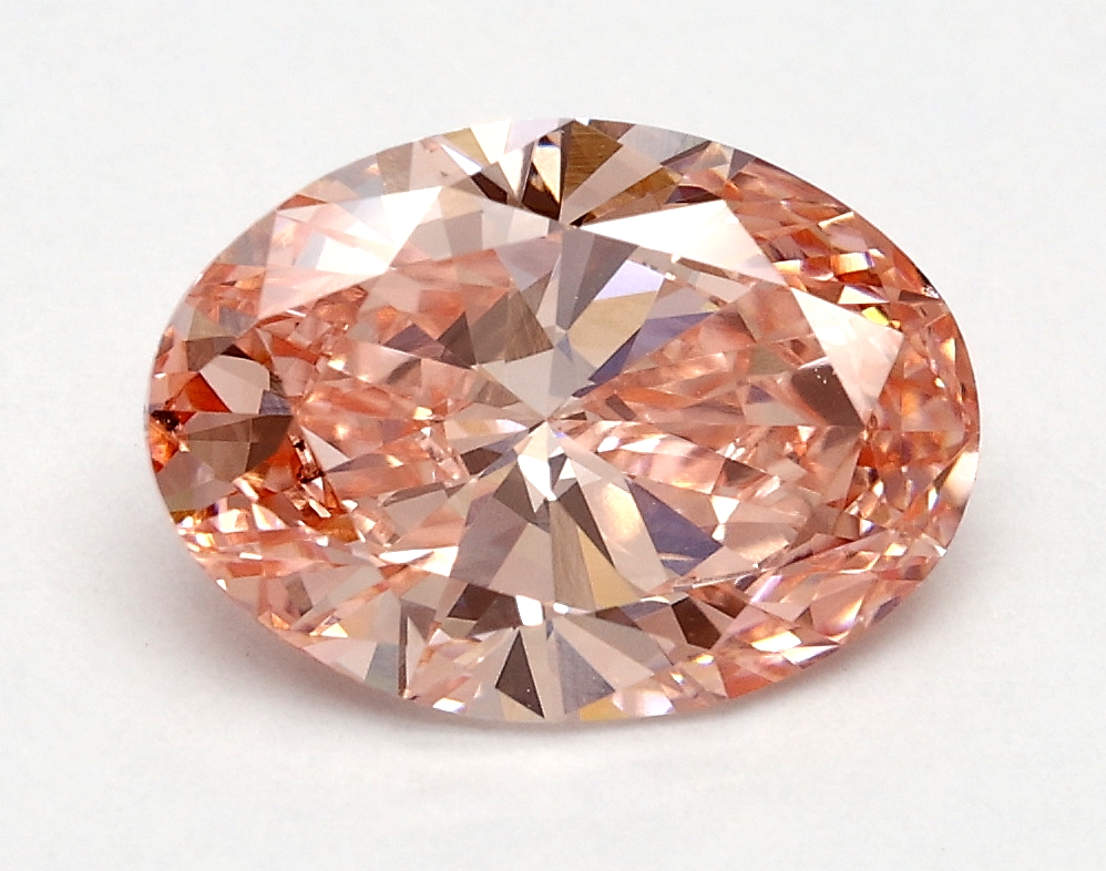 1.50 Ct. Fancy Vivid Pink Oval Lab Grown Diamond