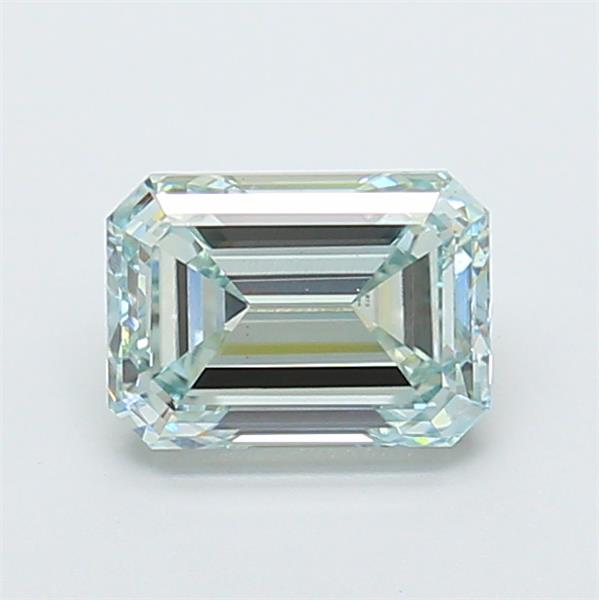 1.69 Ct. Fancy Intense  Green Emerald Lab Grown Diamond