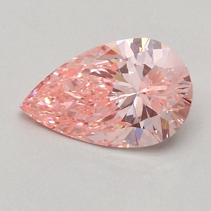0.50 Ct. Fancy Vivid Pink Pear Lab Grown Diamond