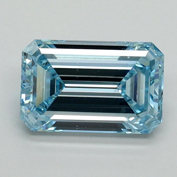 1.09 Ct. Fancy Intense Blue Emerald Lab Grown Diamond