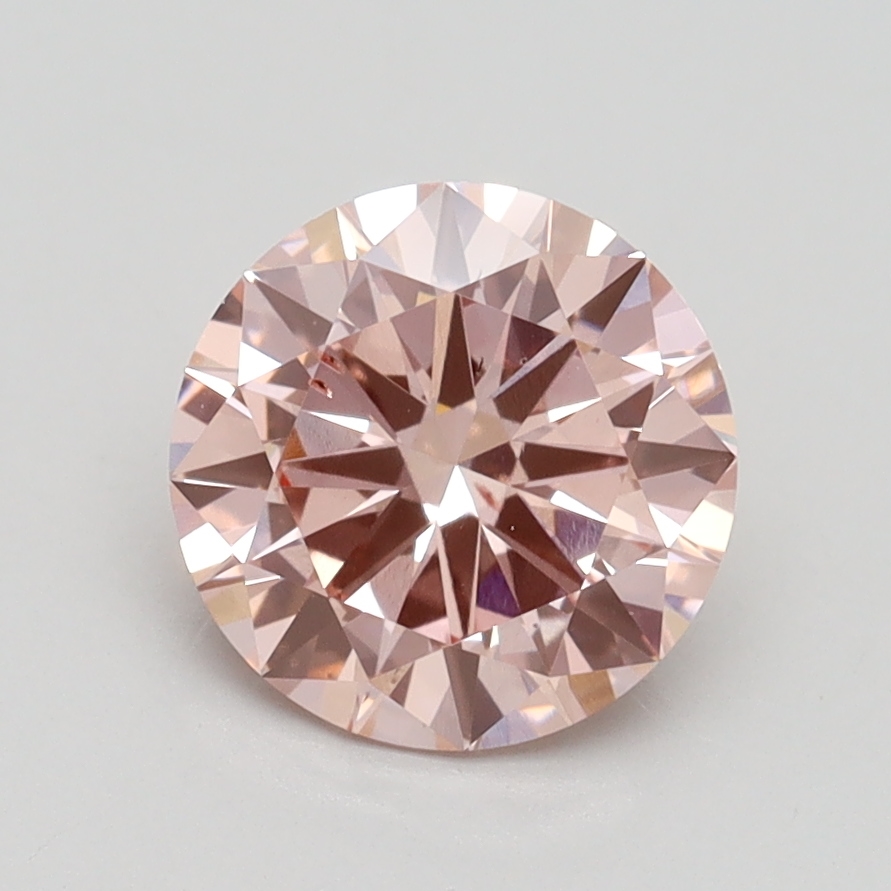 1.60 Ct. Fancy Intense Pink Round Lab Grown Diamond