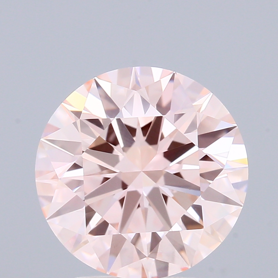 3.01 Ct. Fancy Pink Round Lab Grown Diamond