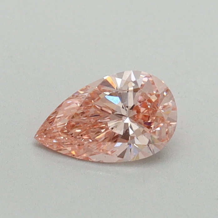 0.33 Ct. Fancy Vivid Pink Pear Lab Grown Diamond