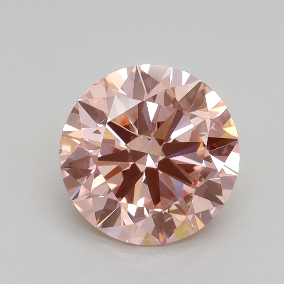 1.70 Ct. Fancy Intense Pink Round Lab Grown Diamond