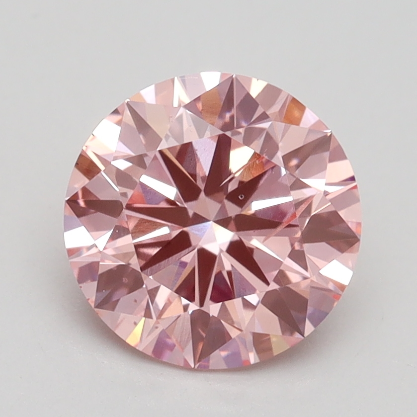 1.85 Ct. Fancy Intense Pink Round Lab Grown Diamond