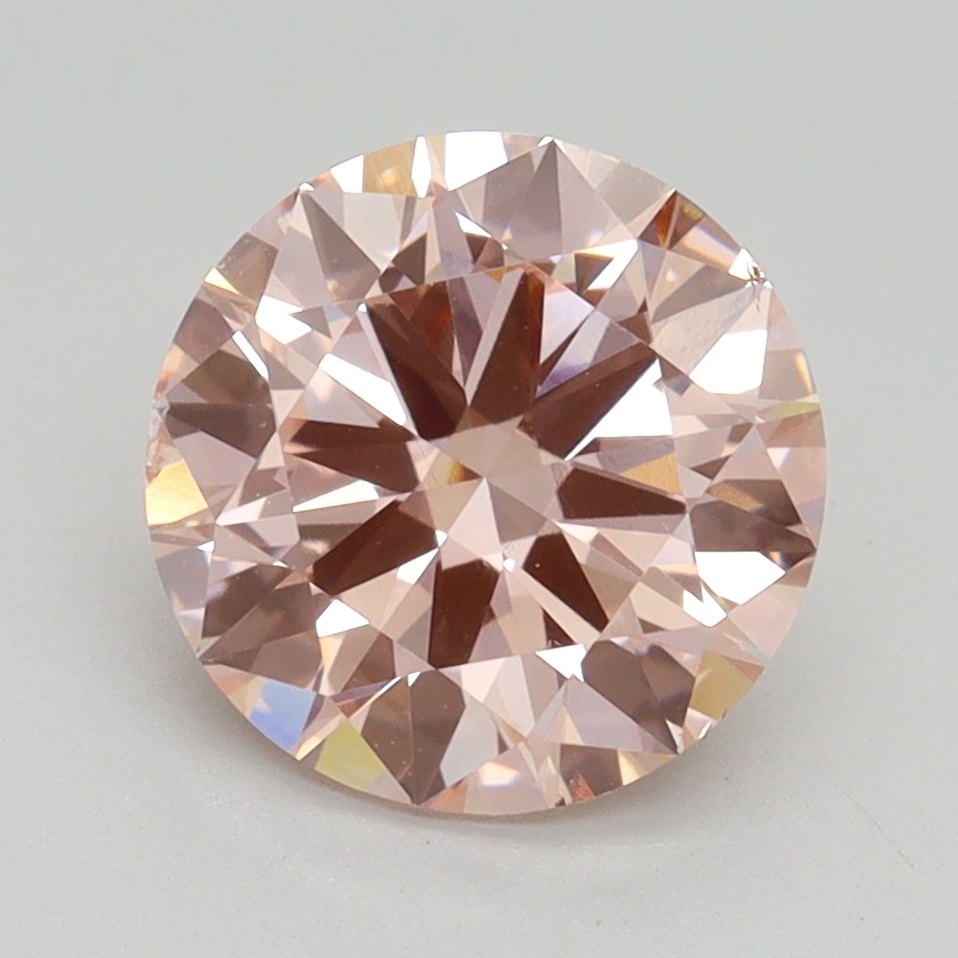2.09 Ct. Fancy Intense Pink Round Lab Grown Diamond