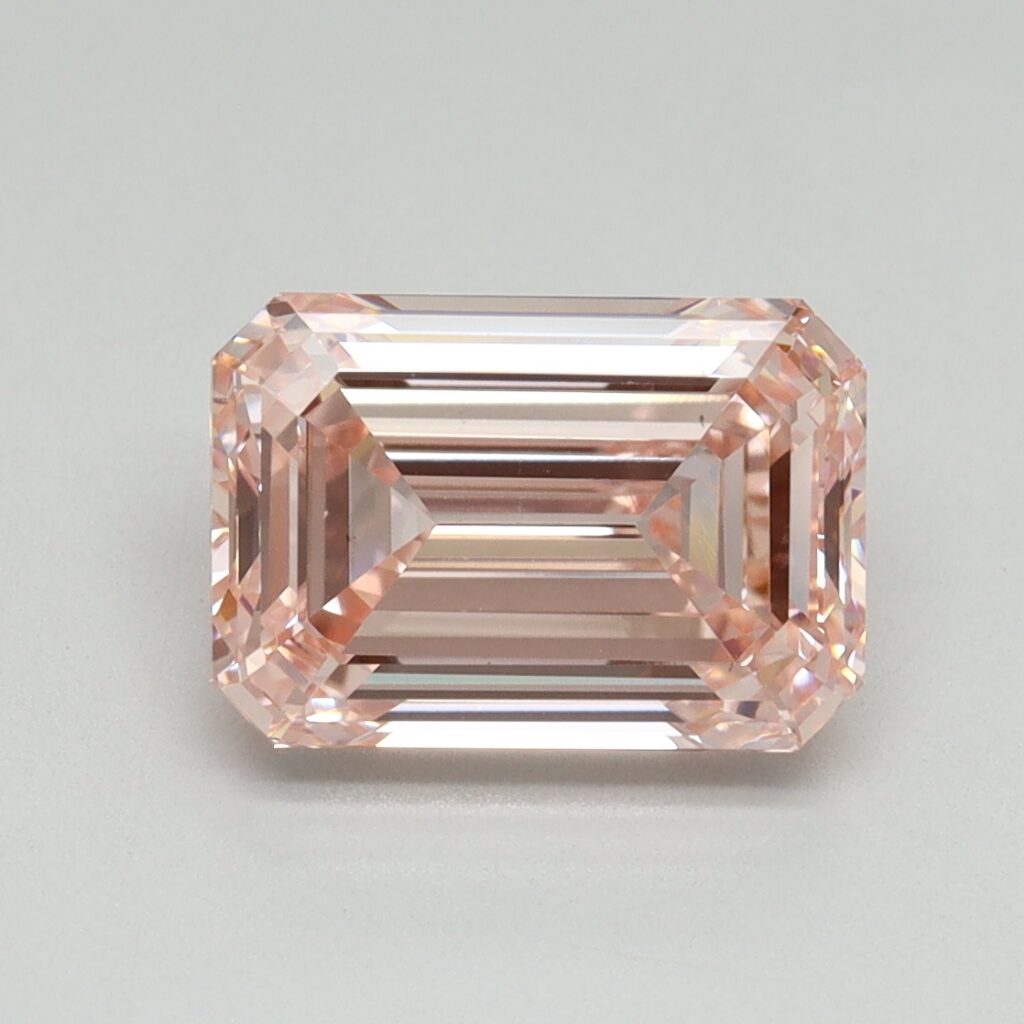 3.00 Ct. Fancy Intense Pink Emerald Lab Grown Diamond