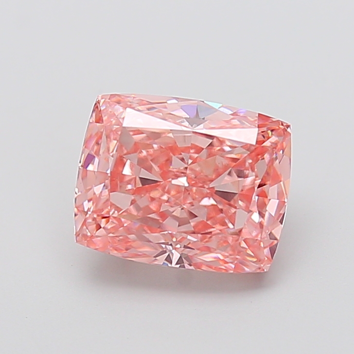 3.11 Ct. Fancy Pink Cushion Lab Grown Diamond