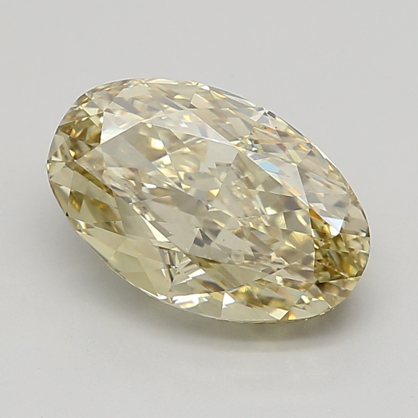 5.00 Ct. Fancy  Yellow Oval Lab Grown Diamond