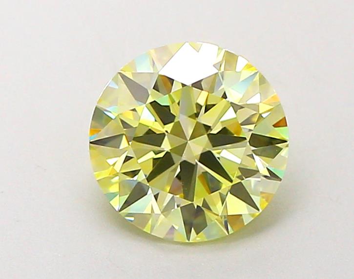 1.67 Ct. Fancy  Yellow Round Lab Grown Diamond