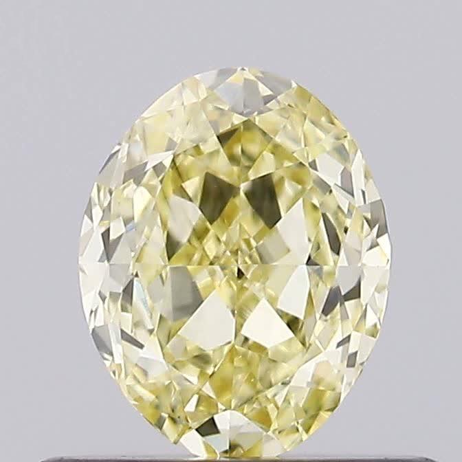 0.46 Ct. Fancy Intense  Yellow Oval Lab Grown Diamond