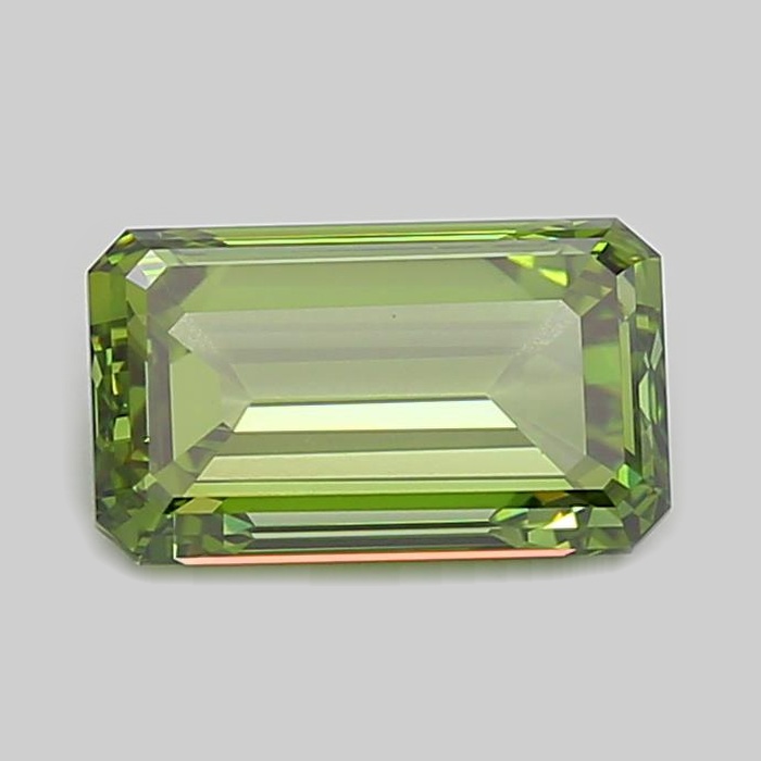 5.02 Ct. Fancy Vivid Green Emerald Lab Grown Diamond