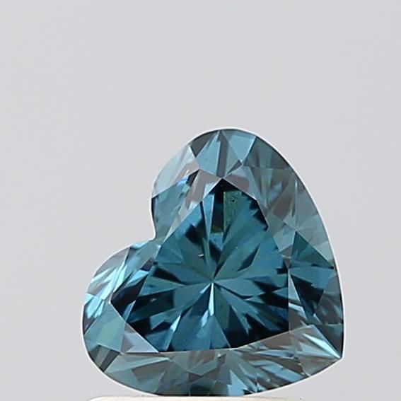 1.05 Ct. Fancy Deep  Blue Heart Lab Grown Diamond