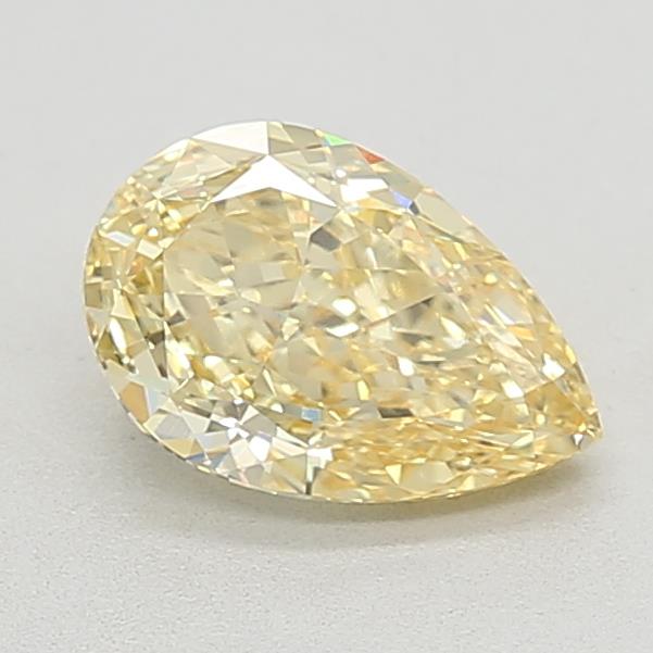 1.66 Ct. Fancy Vivid Yellow Pear Lab Grown Diamond