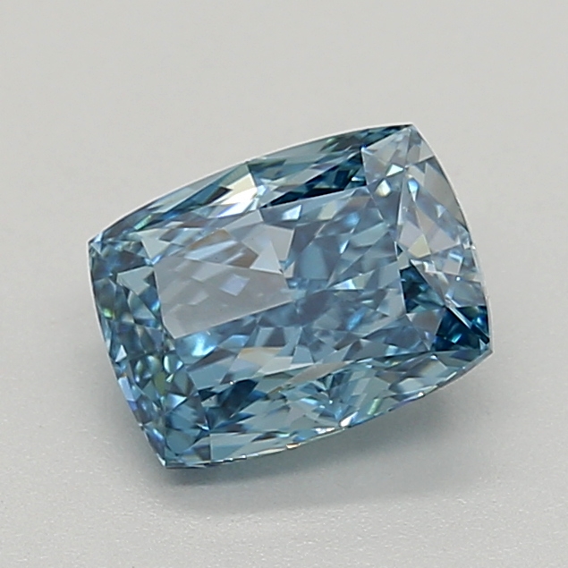 1.91 Ct. Fancy Vivid  Blue Cushion Lab Grown Diamond
