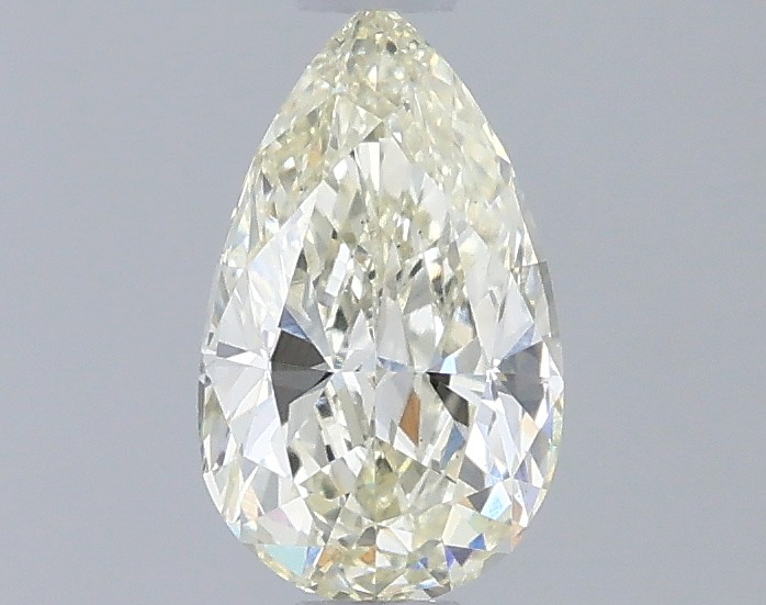 0.55 Ct. Light  Yellow Pear Lab Grown Diamond