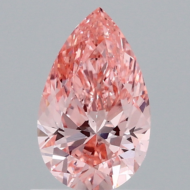 0.92 Ct. Fancy Vivid  Pink Pear Lab Grown Diamond