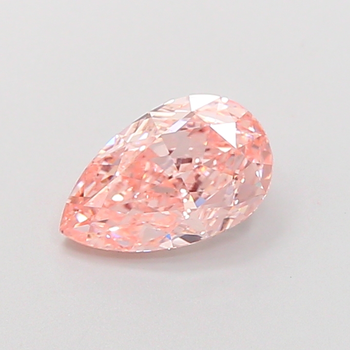 1.42 Ct. Fancy Intense Pink Pear Lab Grown Diamond