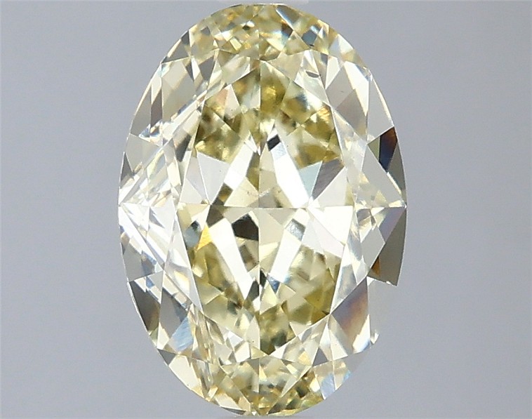 2.36 Ct. Fancy  Yellow Oval Lab Grown Diamond