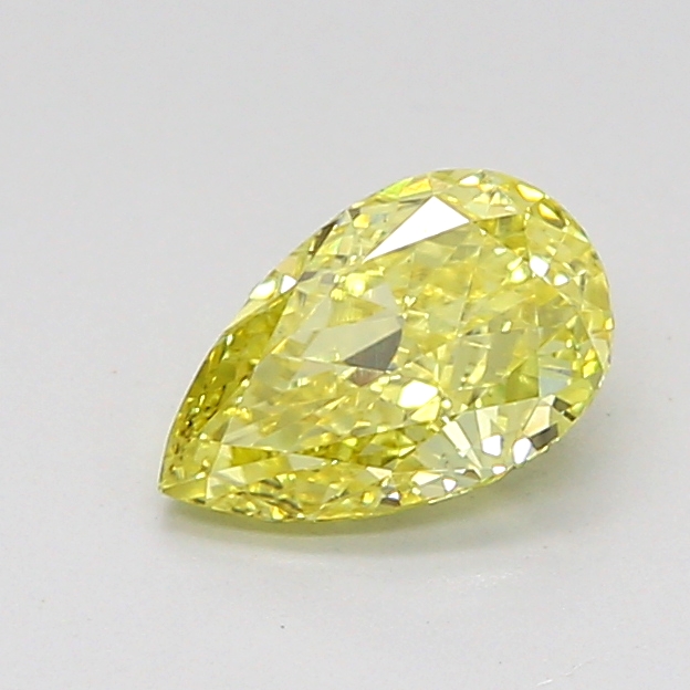 0.78 Ct. Fancy Intense Yellow Pear Lab Grown Diamond