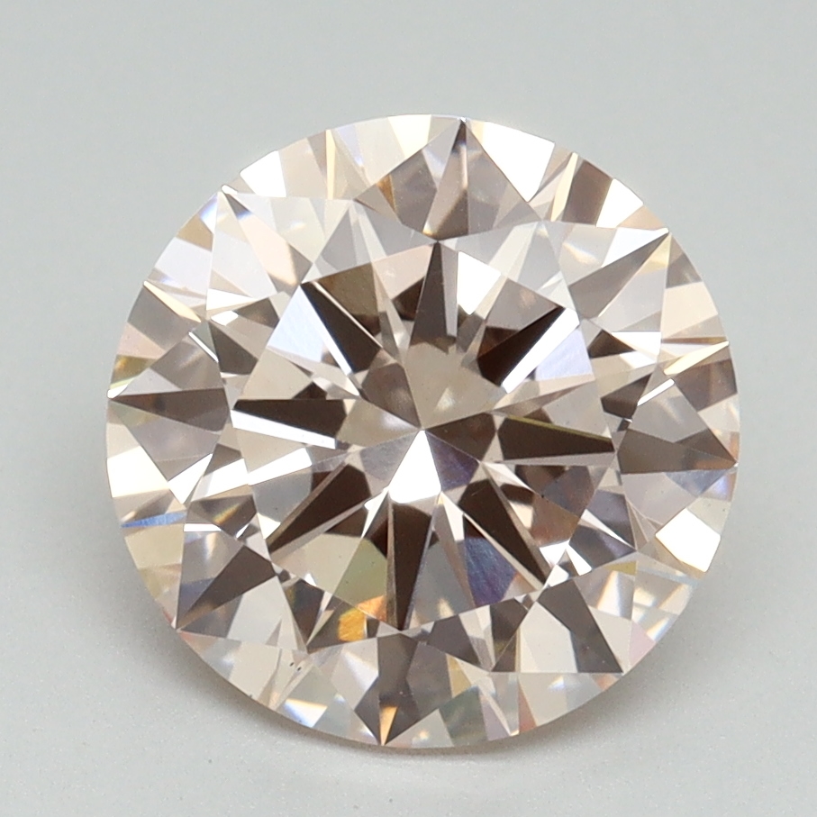3.01 Ct. Fancy Pink Round Lab Grown Diamond