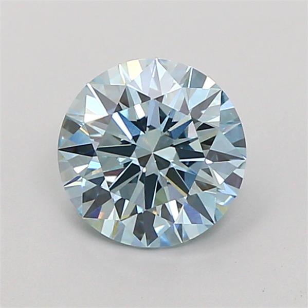 1.30 Ct. Fancy Vivid  Blue Round Lab Grown Diamond