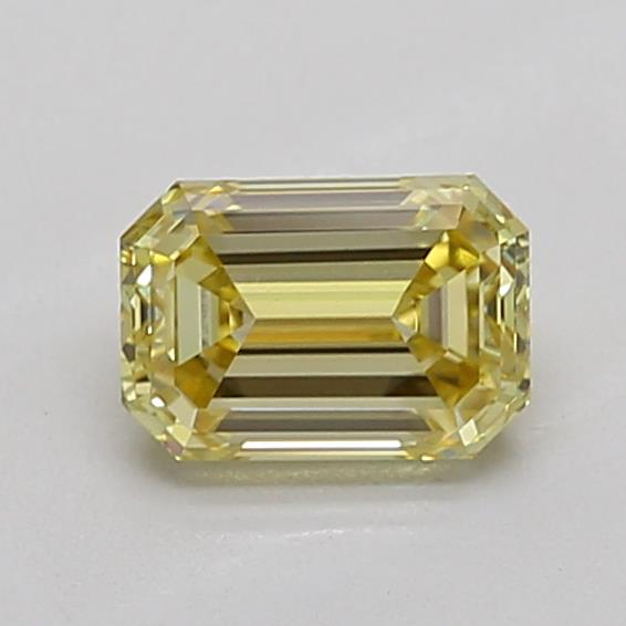 1.04 Ct. Fancy  Yellow Emerald Lab Grown Diamond