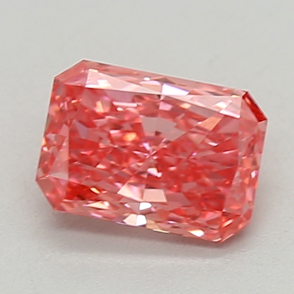 0.86 Ct. Fancy Vivid  Pink Radiant Lab Grown Diamond