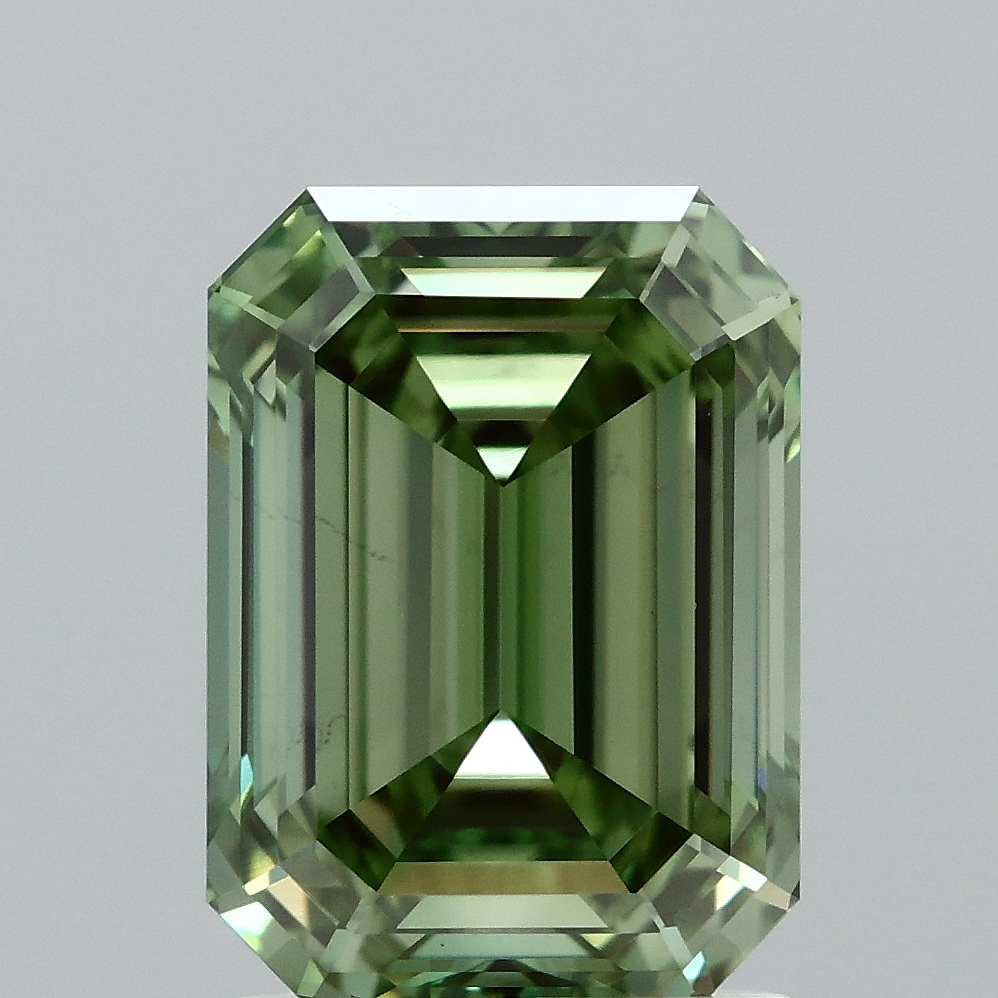 2.05 Ct. Fancy Vivid  Green Emerald Lab Grown Diamond