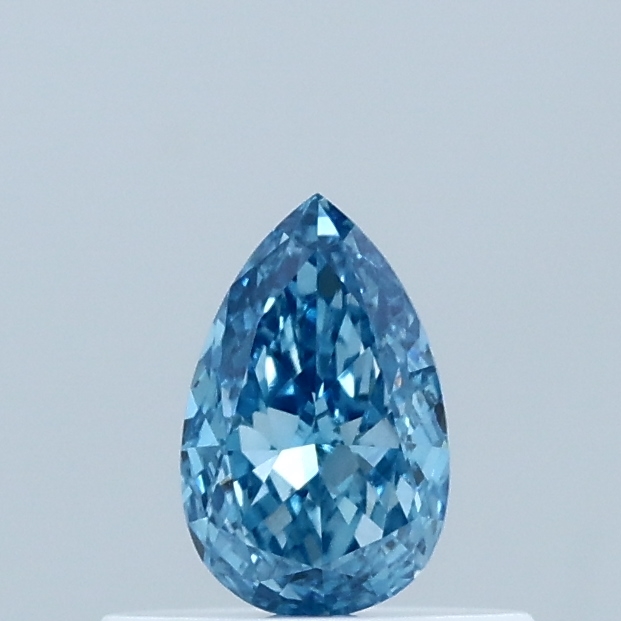 0.34 Ct. Fancy Vivid  Blue Pear Lab Grown Diamond