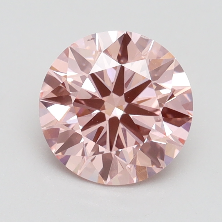1.33 Ct. Fancy Intense Pink Round Lab Grown Diamond