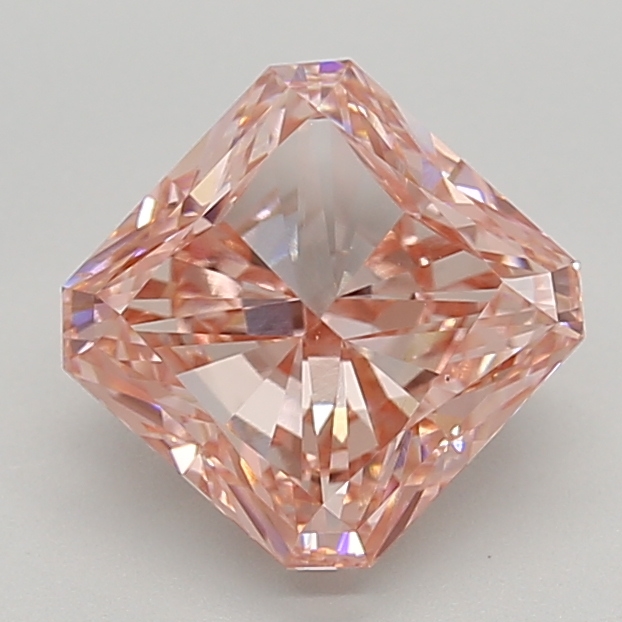 3.00 Ct. Fancy Intense  Pink Radiant Lab Grown Diamond